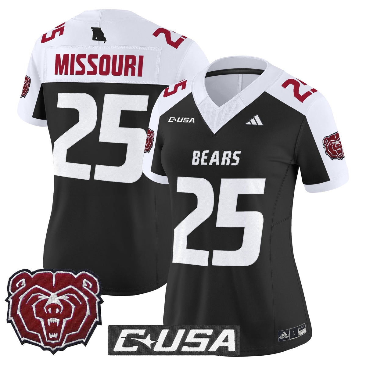 Women's Missouri State Bears 2025 Vapor Limited Jersey - All Stitched