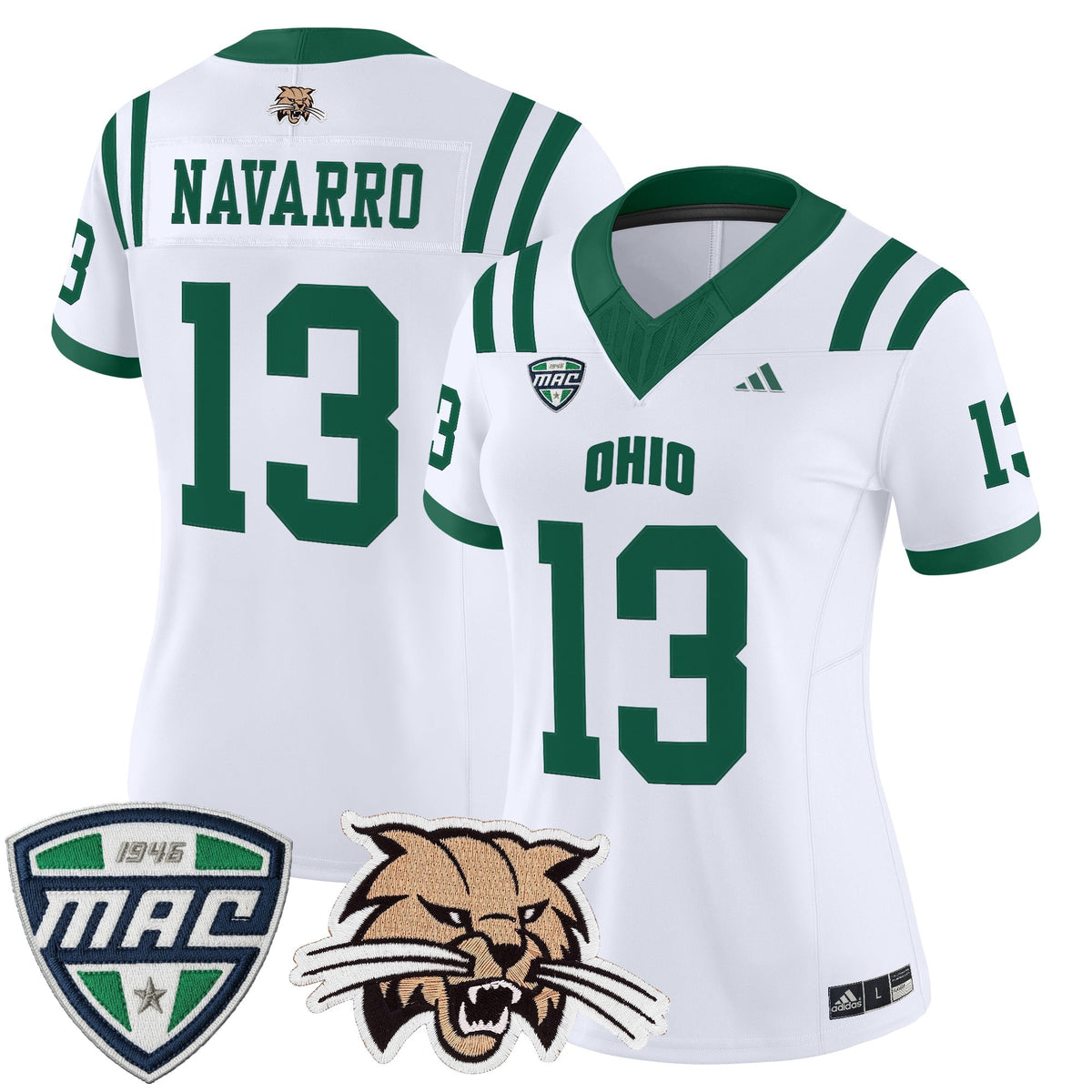 Women's Ohio Bobcats 2025 Vapor Limited Jersey - All Stitched