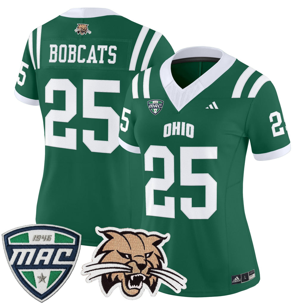 Women's Ohio Bobcats 2025 Vapor Limited Jersey - All Stitched