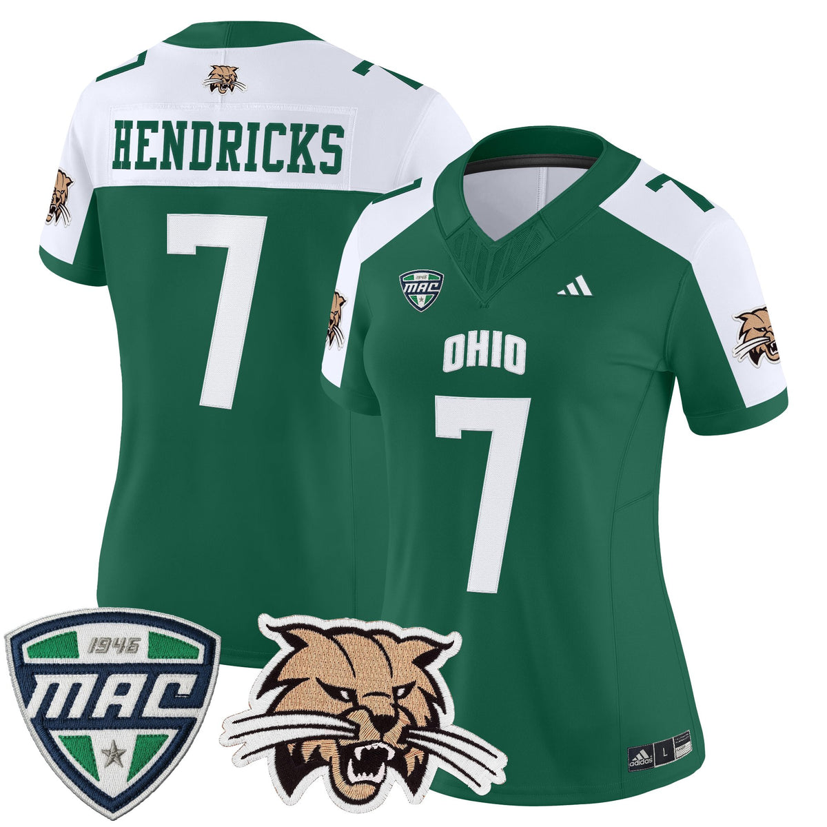 Women's Ohio Bobcats 2025 Vapor Limited Jersey - All Stitched