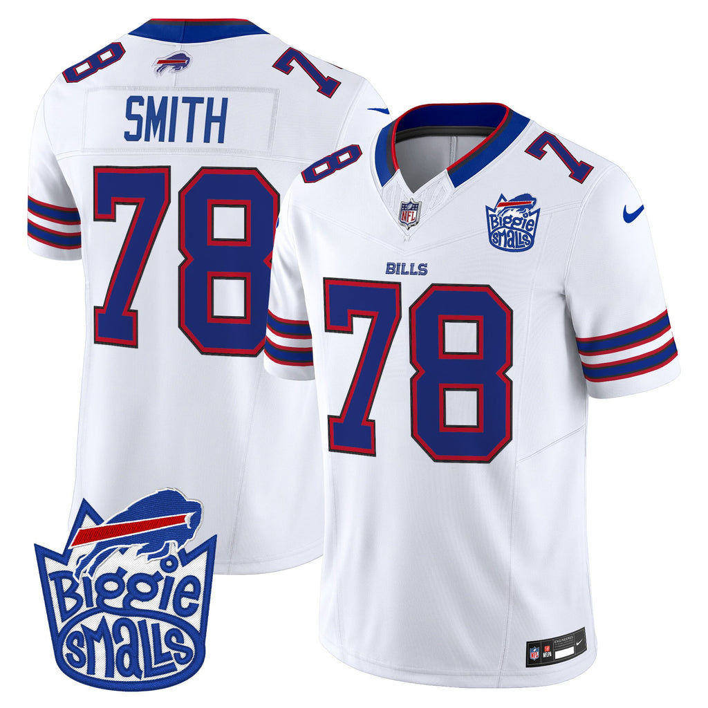 Men's Biggie Smalls × Buffalo Bills Vapor Limited Jersey - All stitched