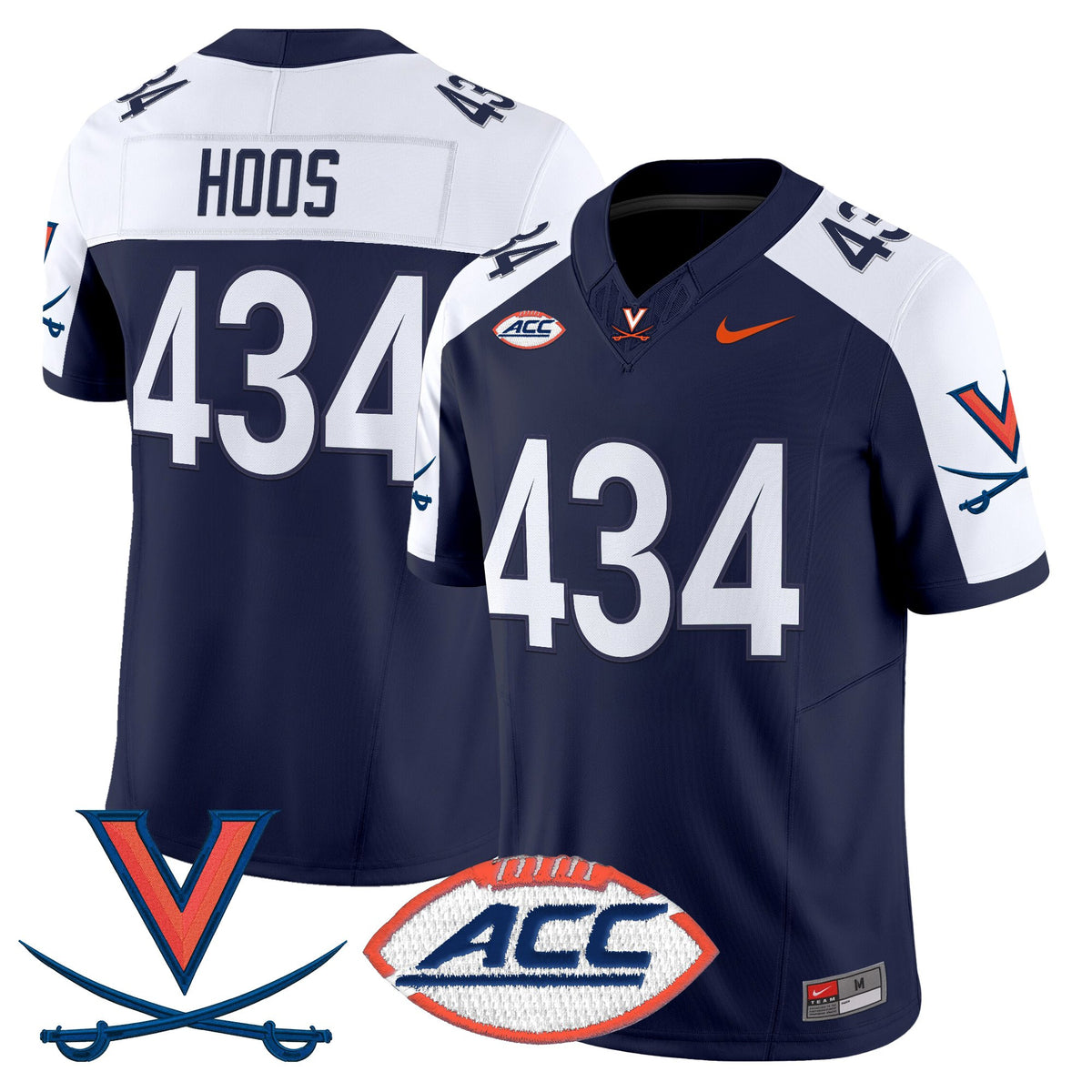 Men's Virginia Cavaliers 2025 Vapor Limited Jersey - All Stitched