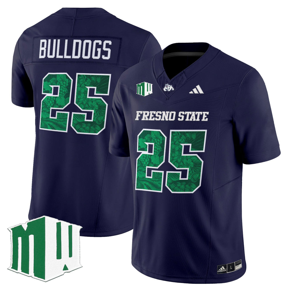 Men's Fresno State Bulldogs 2025 'Ag Fest Edition' Vapor Limited Jersey - All Stitched