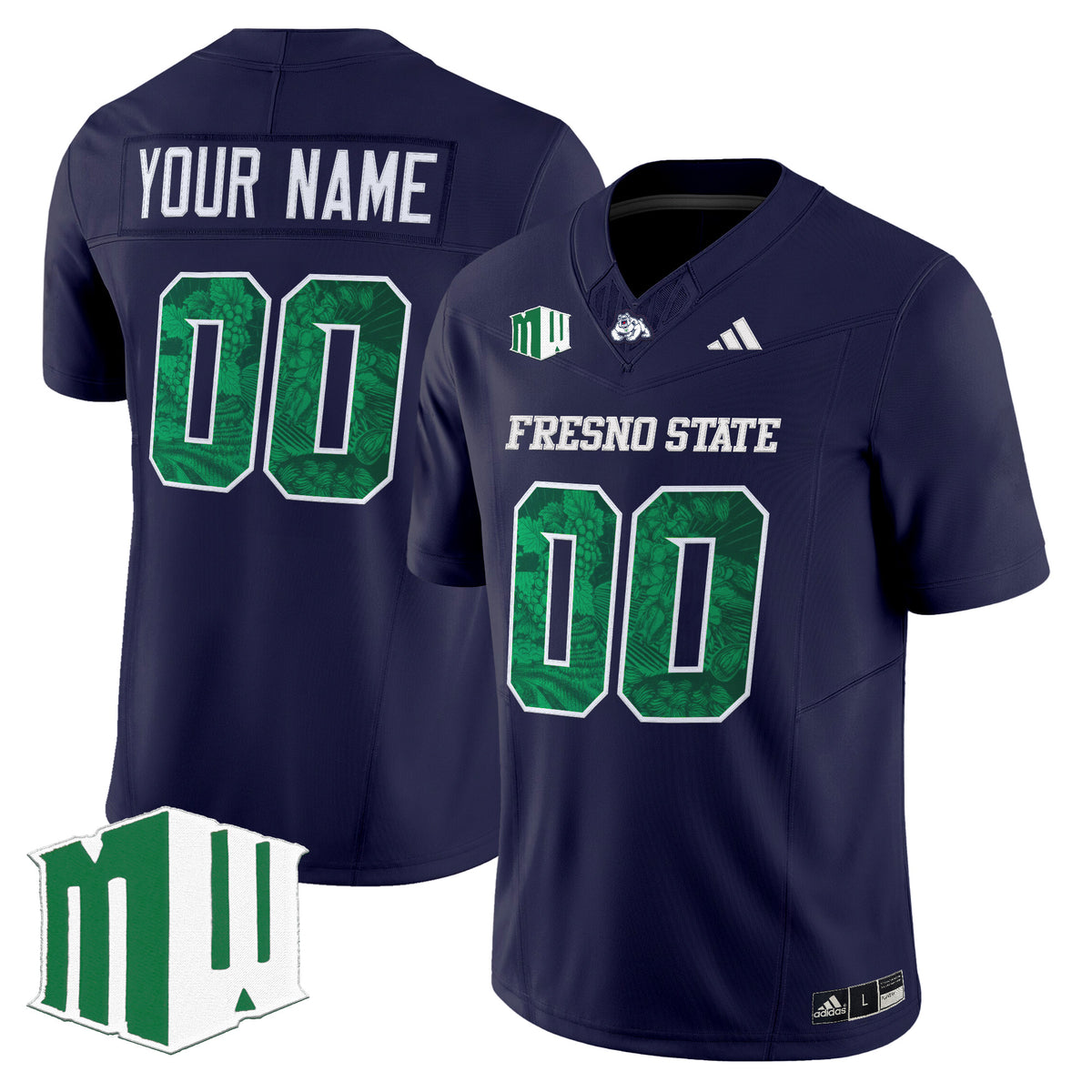 Fresno State Bulldogs 2025 'Ag Fest Edition' Vapor Limited Custom Jersey - All Stitched