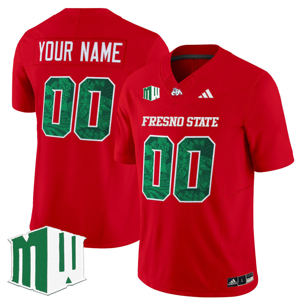 Fresno State Bulldogs 2025 'Ag Fest Edition' Vapor Limited Custom Jersey - All Stitched