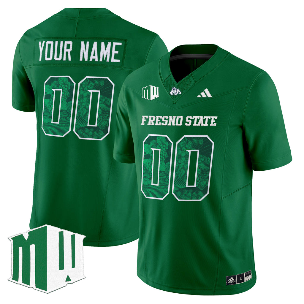 Fresno State Bulldogs 2025 'Ag Fest Edition' Vapor Limited Custom Jersey - All Stitched