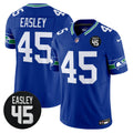 Men's Seattle Seahawks #45 Kenny Easley Memorial Patch Vapor Limited Jersey - All Stitched