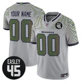 Seattle Seahawks #45 Kenny Easley Memorial Patch Vapor Limited Custom Jersey - All Stitched