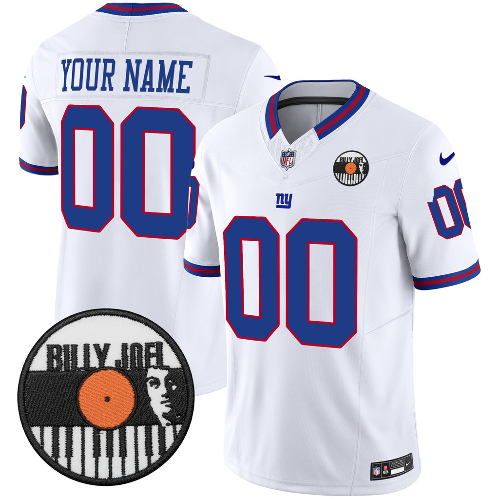Billy Joel × New York Giants Vapor Limited Custom Jersey - All stitched