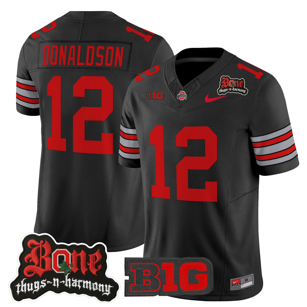 Men's Ohio State Buckeyes x Bone Thugs-N-Harmony Vapor Limited Jersey - Heritage Stripe Edition - All Stitched