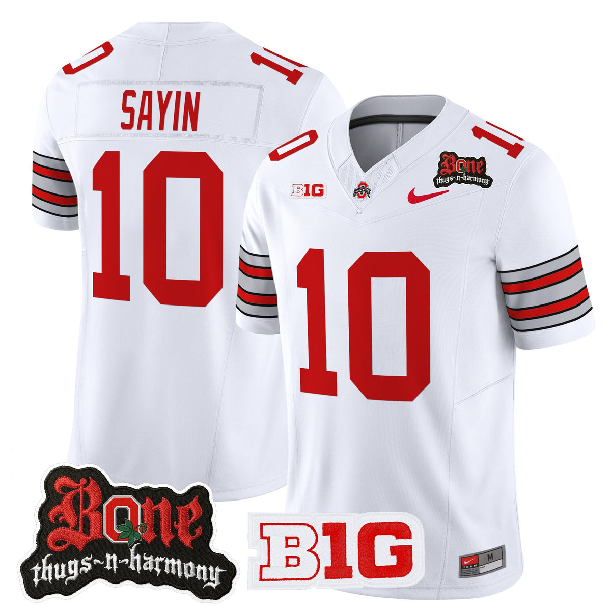 Men's Ohio State Buckeyes x Bone Thugs-N-Harmony Vapor Limited Jersey - Heritage Stripe Edition - All Stitched