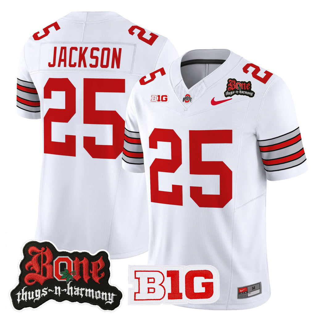 Men's Ohio State Buckeyes x Bone Thugs-N-Harmony Vapor Limited Jersey - Heritage Stripe Edition - All Stitched