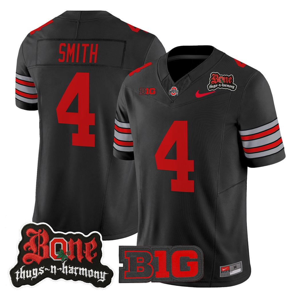 Men's Ohio State Buckeyes x Bone Thugs-N-Harmony Vapor Limited Jersey - Heritage Stripe Edition - All Stitched