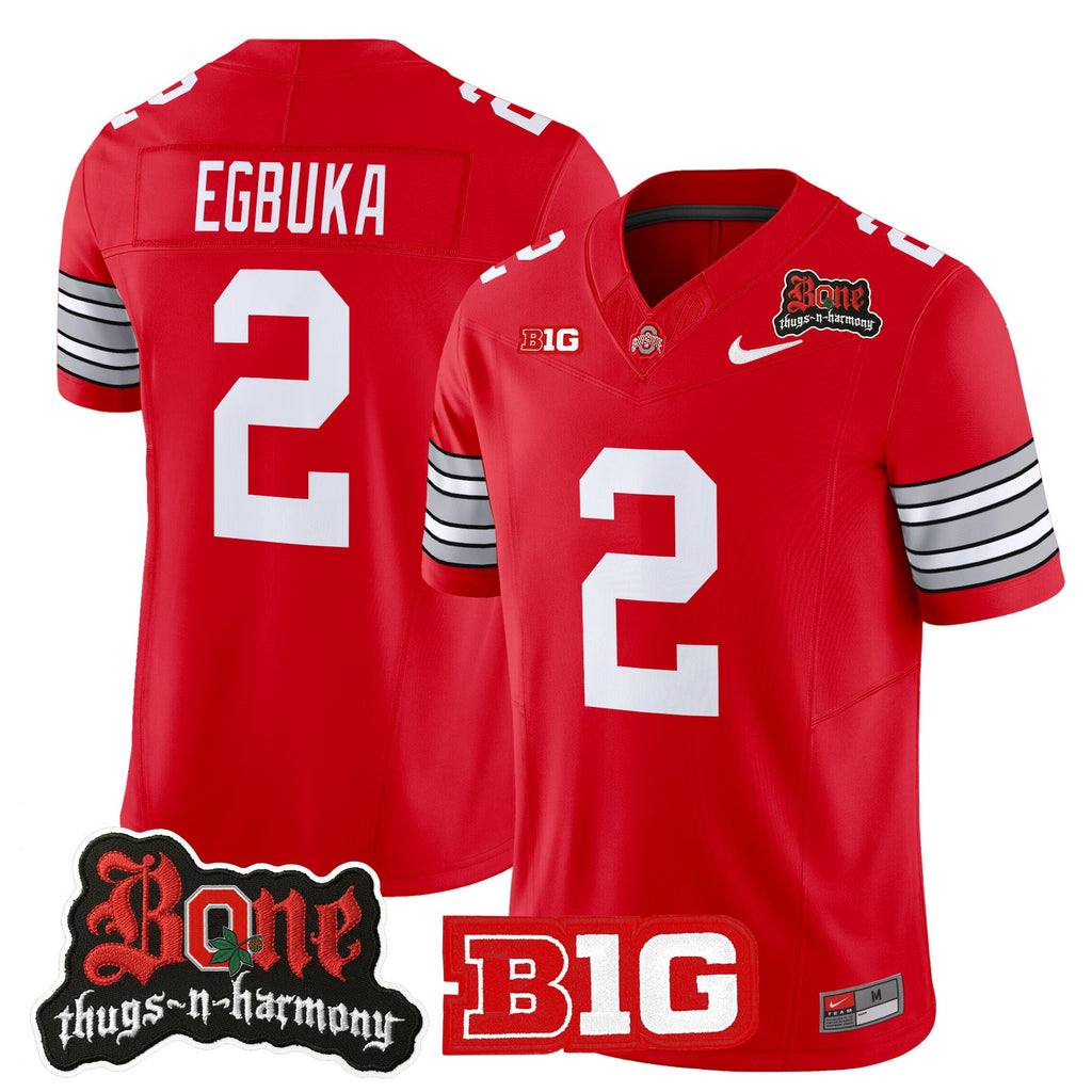 Men's Ohio State Buckeyes x Bone Thugs-N-Harmony Vapor Limited Jersey - Heritage Stripe Edition - All Stitched
