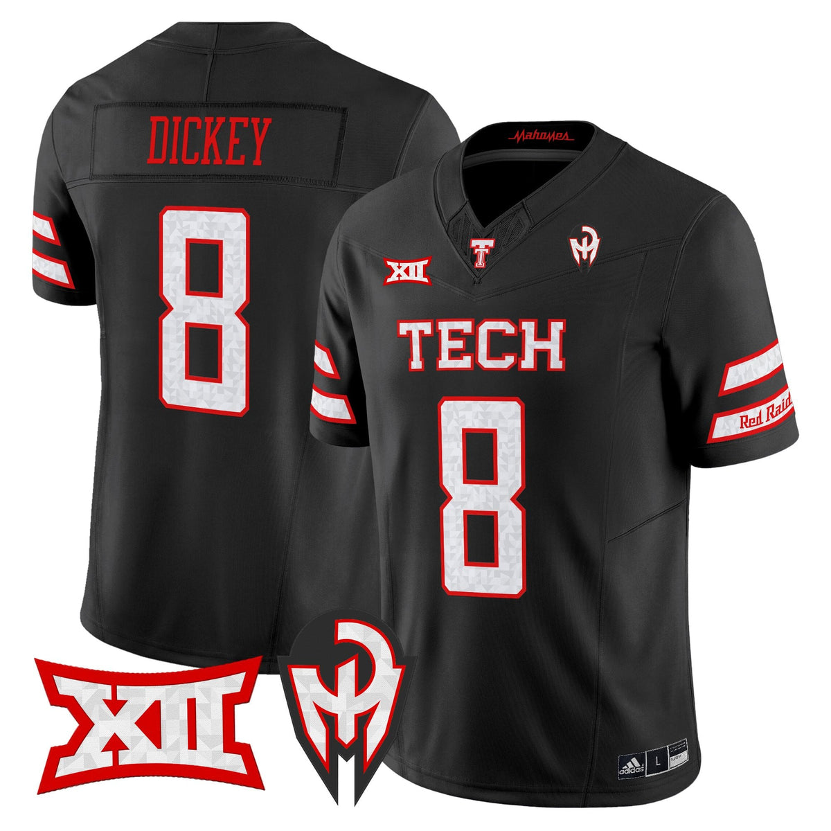 Men's Texas Tech Red Raiders 'Too Cold' Vapor Limited Jersey - Mahomes Collection - All Stitched