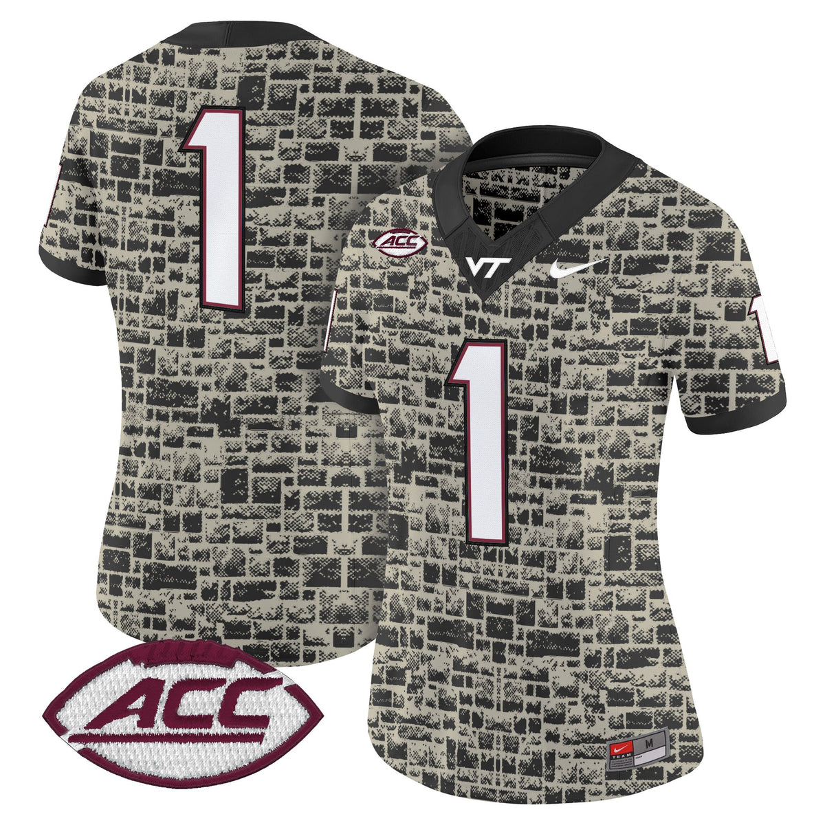 Virginia Tech Hokies 2025 Stone Vapor Limited Jersey - Stitched
