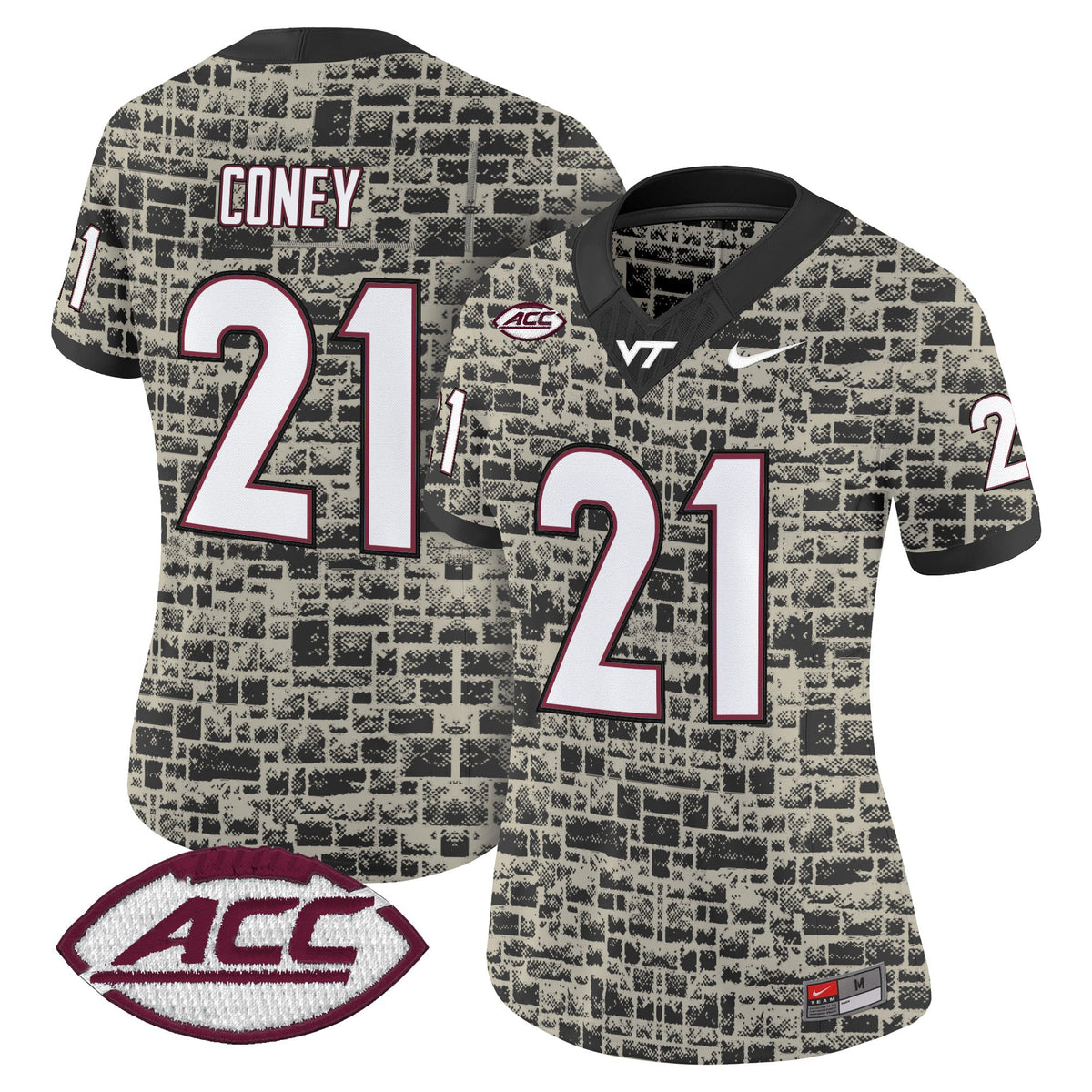 Virginia Tech Hokies 2025 Stone Vapor Limited Jersey - Stitched
