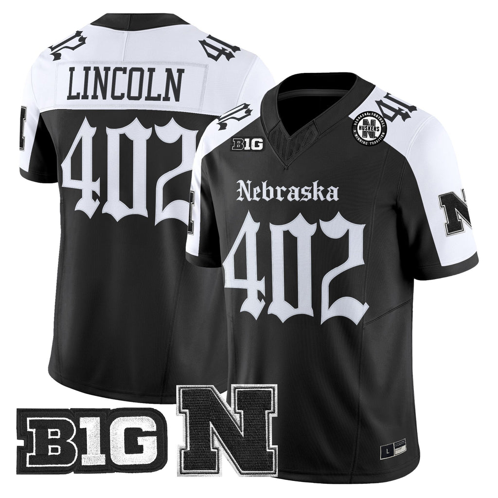Men's Nebraska Cornhuskers 'Gothic Edition' Vapor Limited Jersey - All Stitched