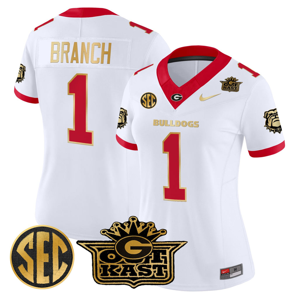 Women's Outkast x Georgia Bulldogs Vapor Limited Jersey - All stitched