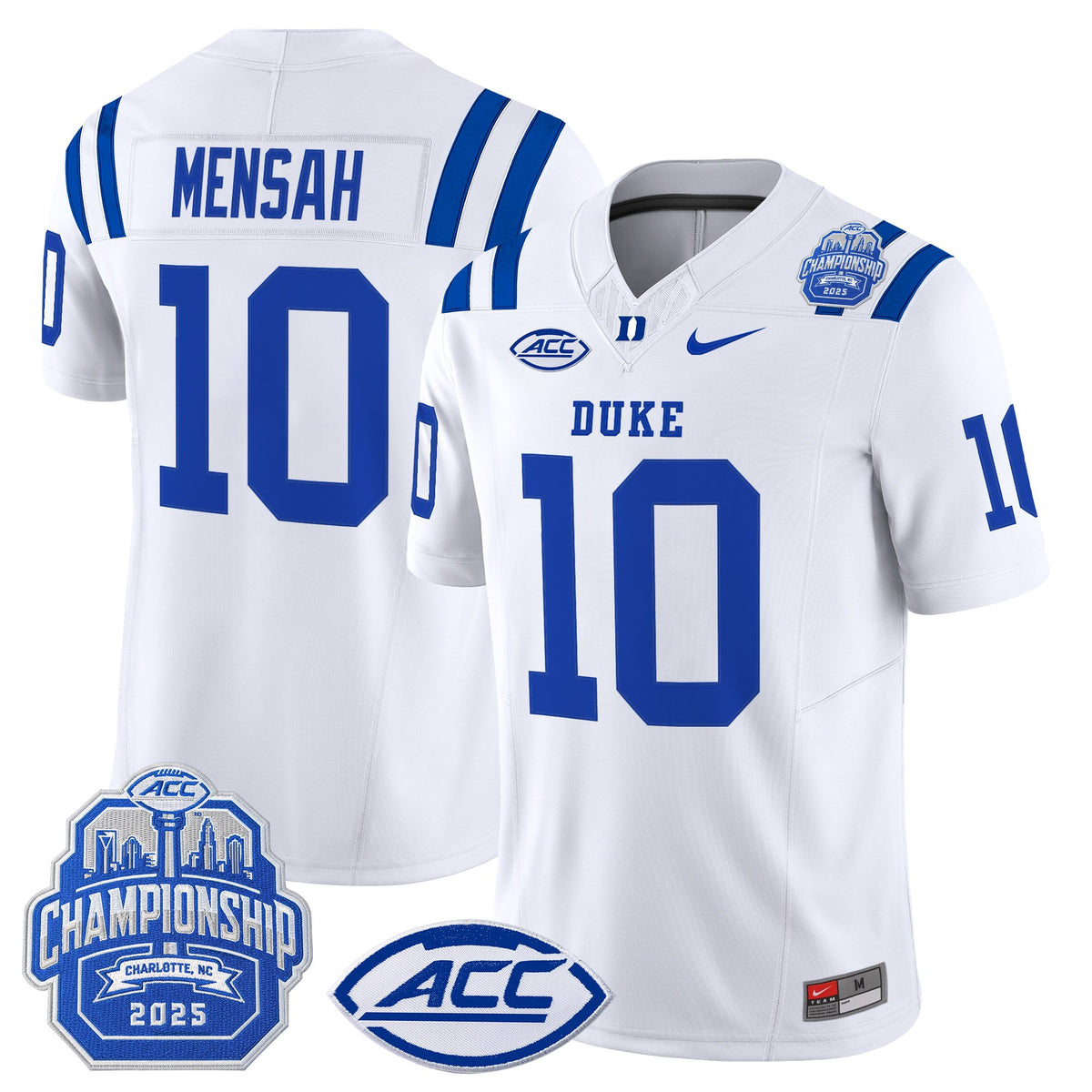 Men's Duke Blue Devils 2025 ACC Championship Vapor Limited Jersey - All Stitched