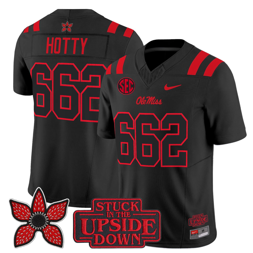 Ole Miss Rebels 'Stranger Things Edition' Vapor Limited Jersey - All Stitched