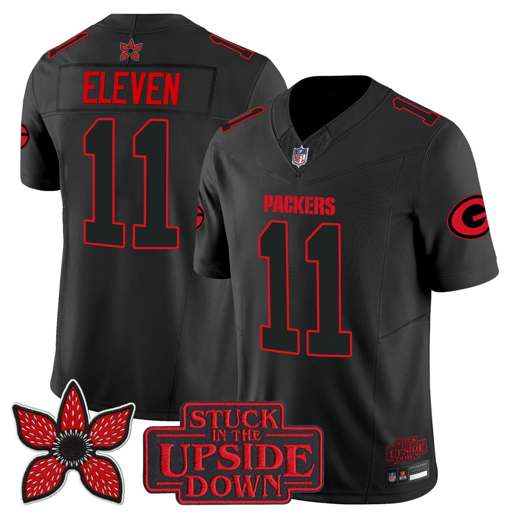 Green Bay Packers 'Stranger Things Edition' Vapor Limited Jersey - All Stitched