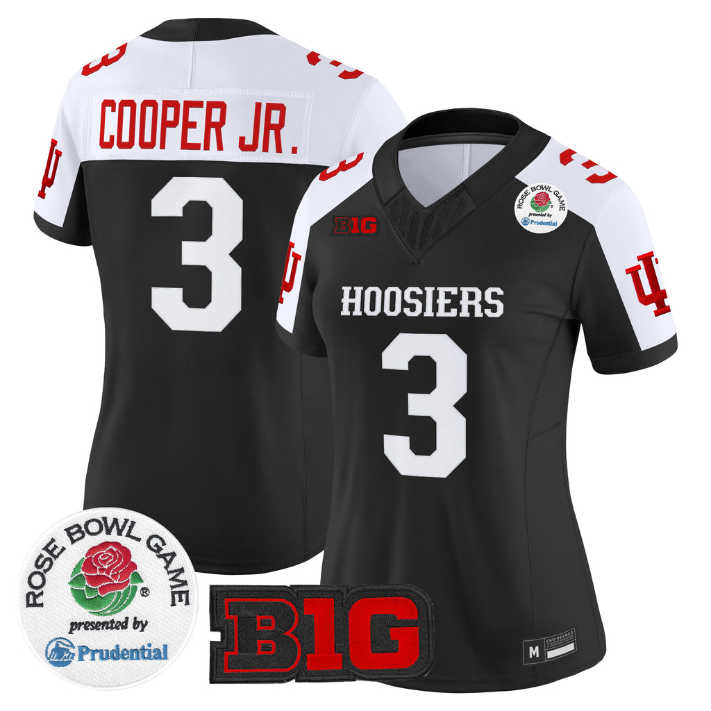 Women's Indiana Hoosiers 2026 Rose Bowl Vapor Limited Jersey - All Stitched