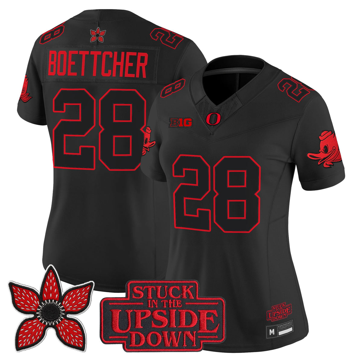 Oregon Ducks 'Stranger Things Edition' Vapor Limited Jersey - All Stitched
