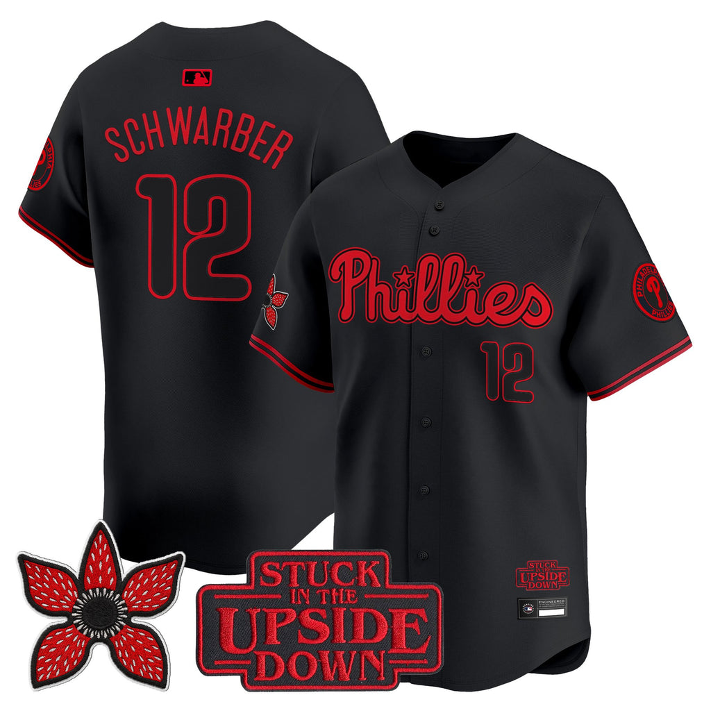 Philadelphia Phillies 'Stranger Things Edition' Vapor Premier Limited Jersey - All Stitched