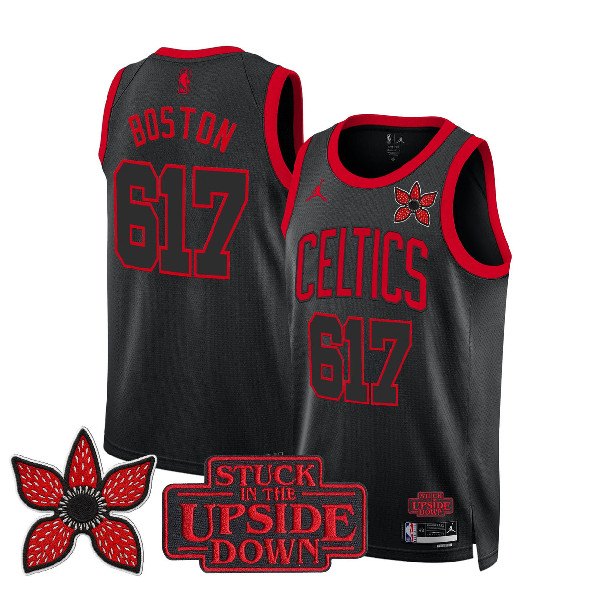 Boston Celtics 'Stranger Things Edition' Swingman Jersey - All Stitched