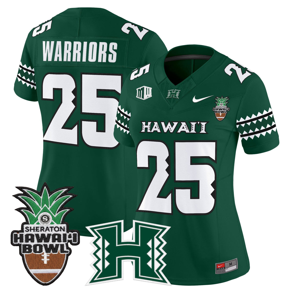 Women's Hawai'i Rainbow Warriors 2025 Hawai'i Bowl Vapor Limited Jersey - All Stitched