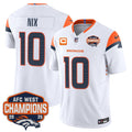Men's Denver Broncos 2025 AFC West Division Champions Vapor Limited Jersey - All Stitched