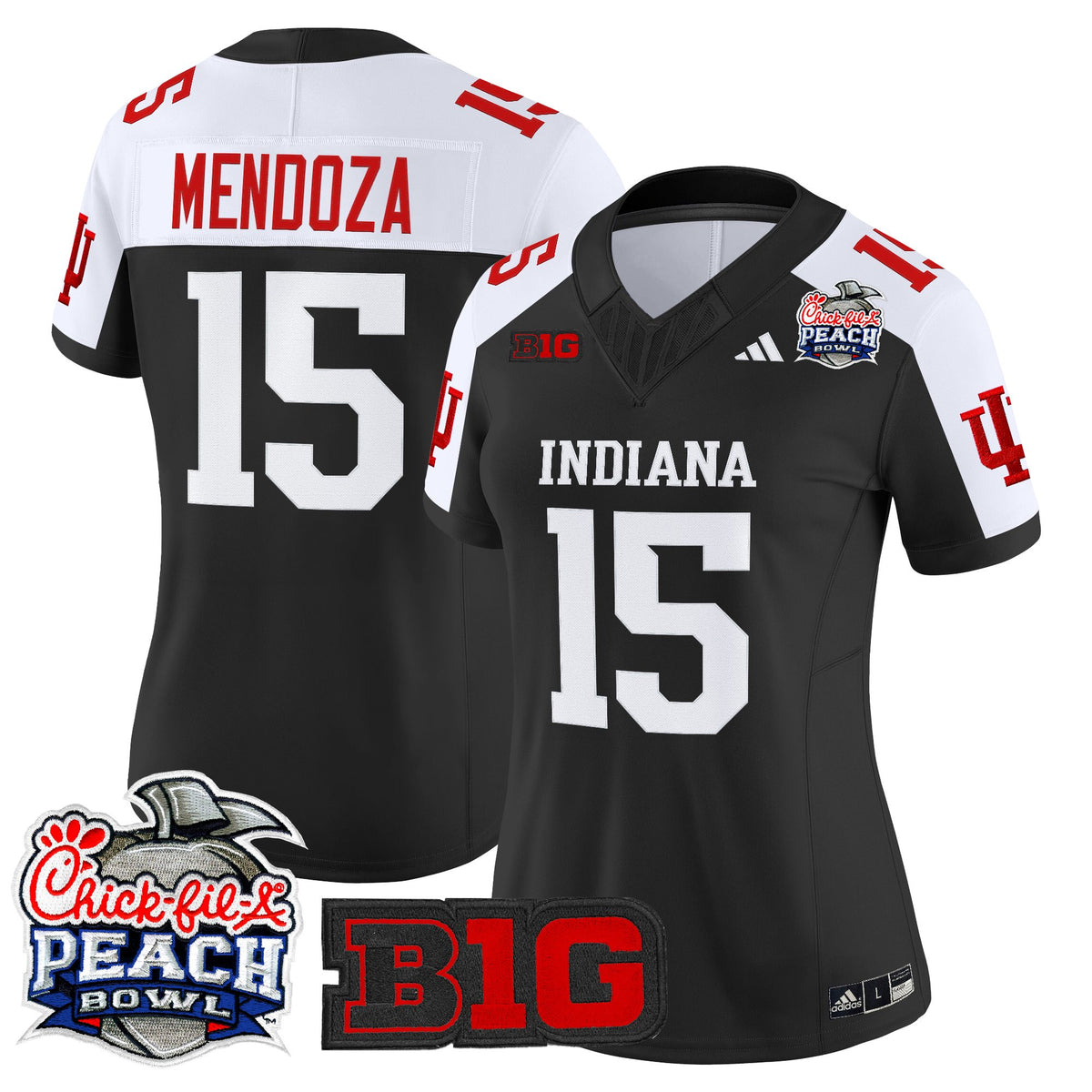 Women's Indiana Hoosiers 2026 Peach Bowl Vapor Limited Jersey - All Stitched