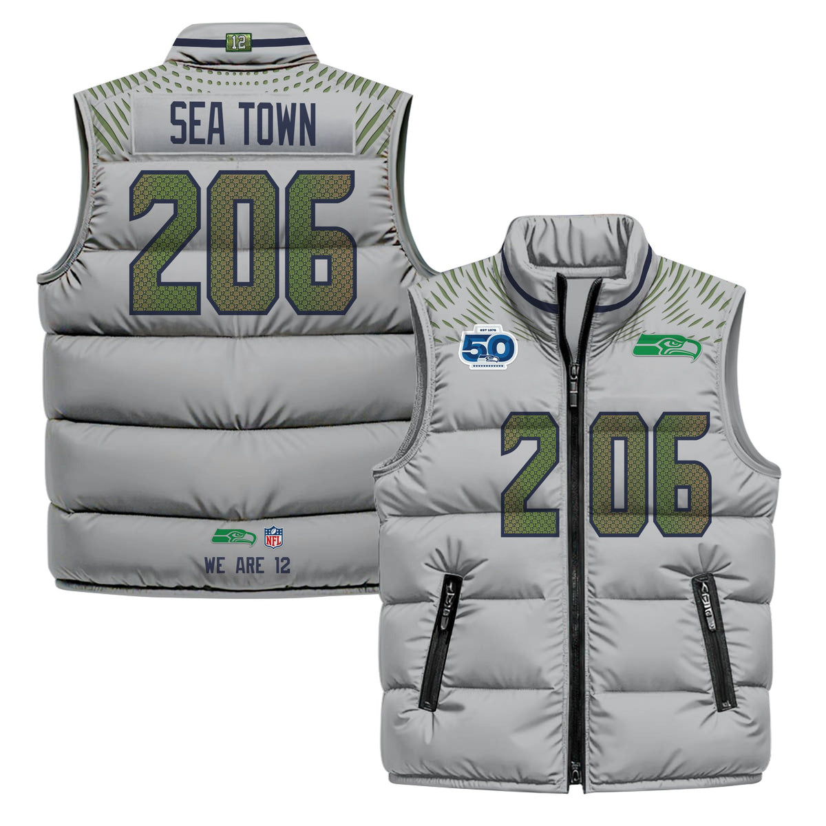 Seattle Seahawks 2026 Puffer Vest