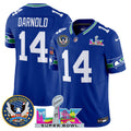 Men's Seattle Seahawks "Super Bowl LX & United States 250th Patch" Vapor Limited Jersey - All Stitched