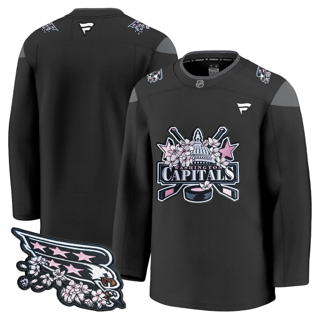Men's Washington Capitals 2026 Cherry Blossom Premium Jersey - All Stitched