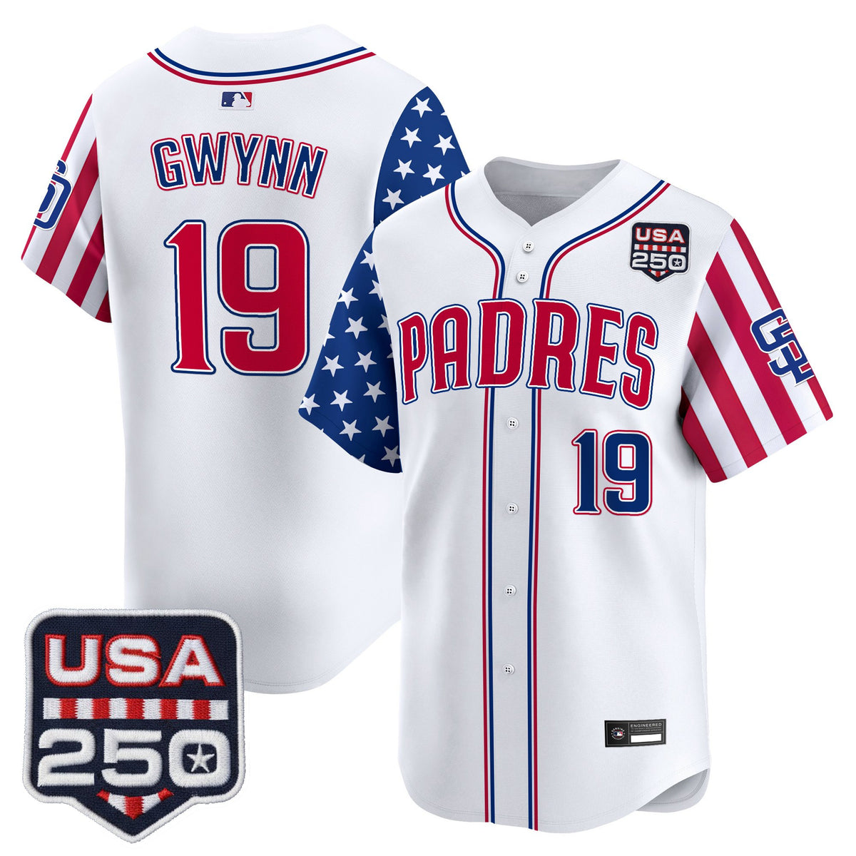Men's San Diego Padres "America250 Edition" Vapor Premier Limited Jersey - All Stitched