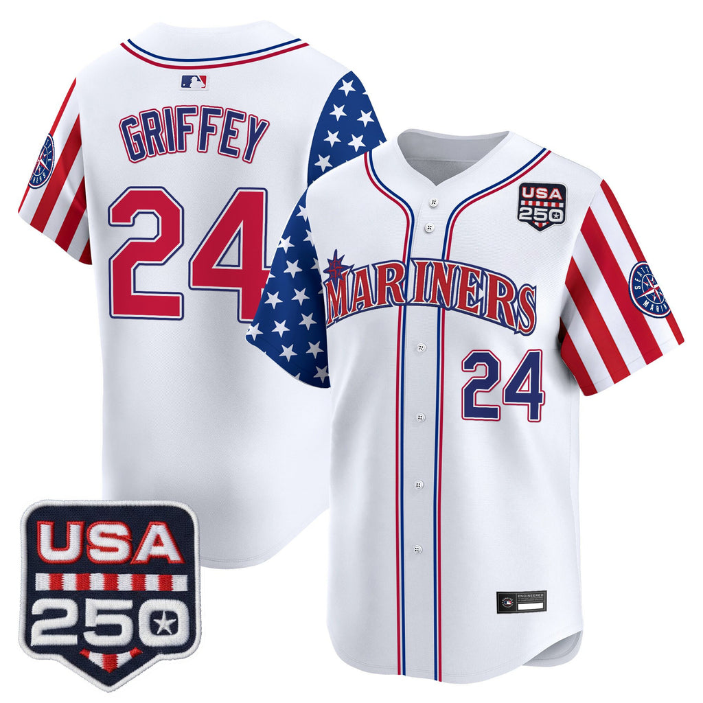 Men's Seattle Mariners "America250 Edition" Vapor Premier Limited Jersey - All Stitched