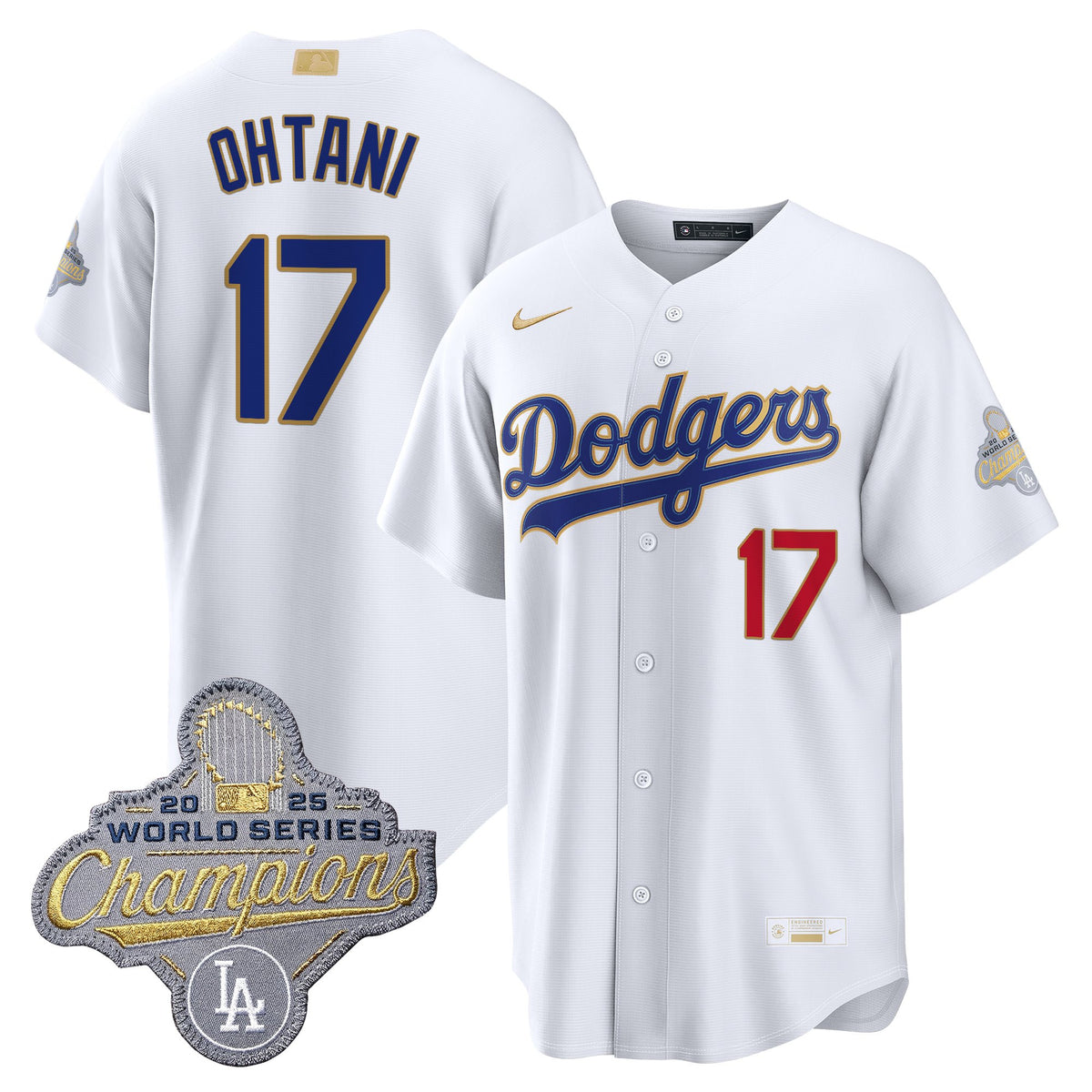Men's Los Angeles Dodgers "Gold Collection" Premier Limited Jersey - All Stitched