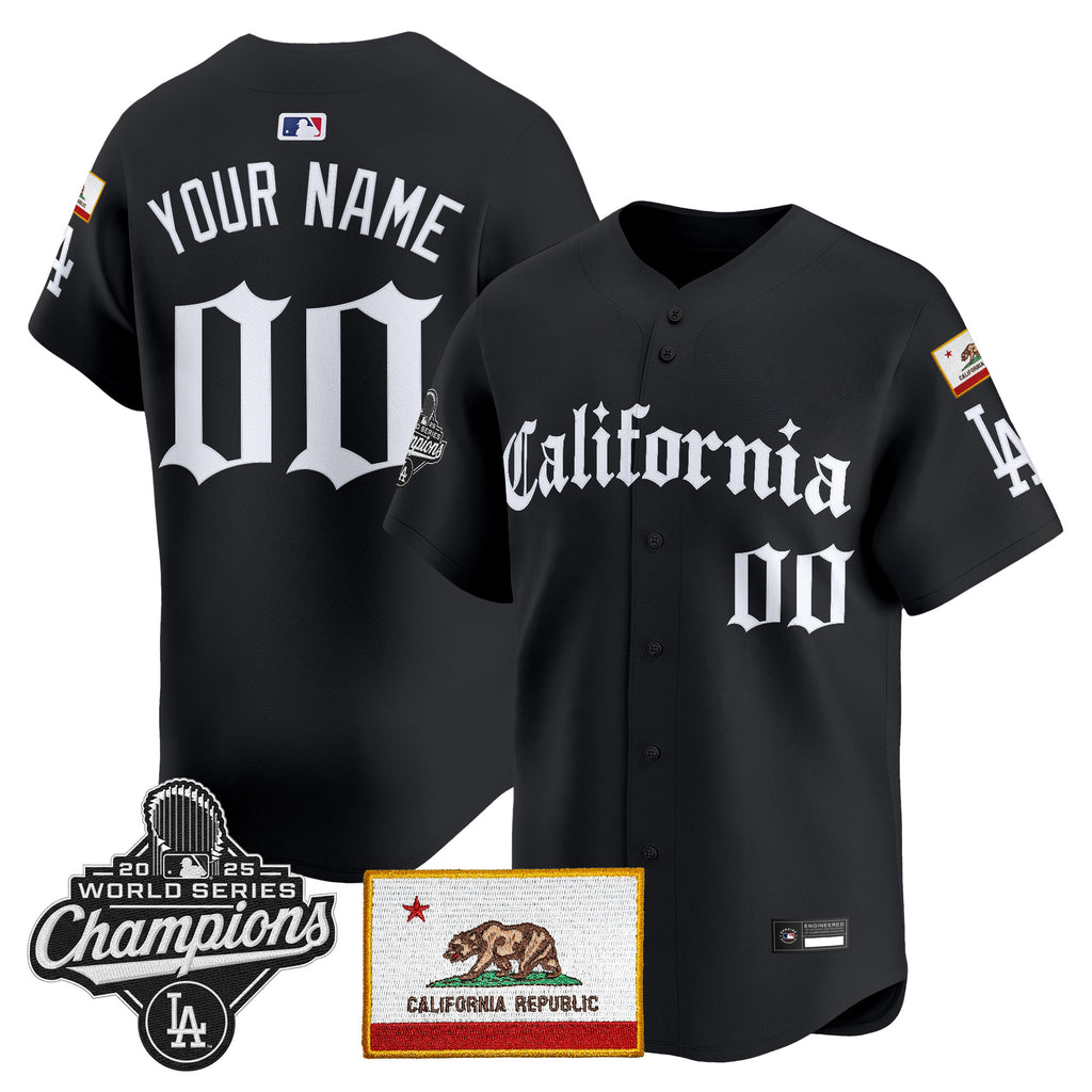 Los Angeles Dodgers "California Gothic Edition" Vapor Premier Limited Custom Jersey - All Stitched