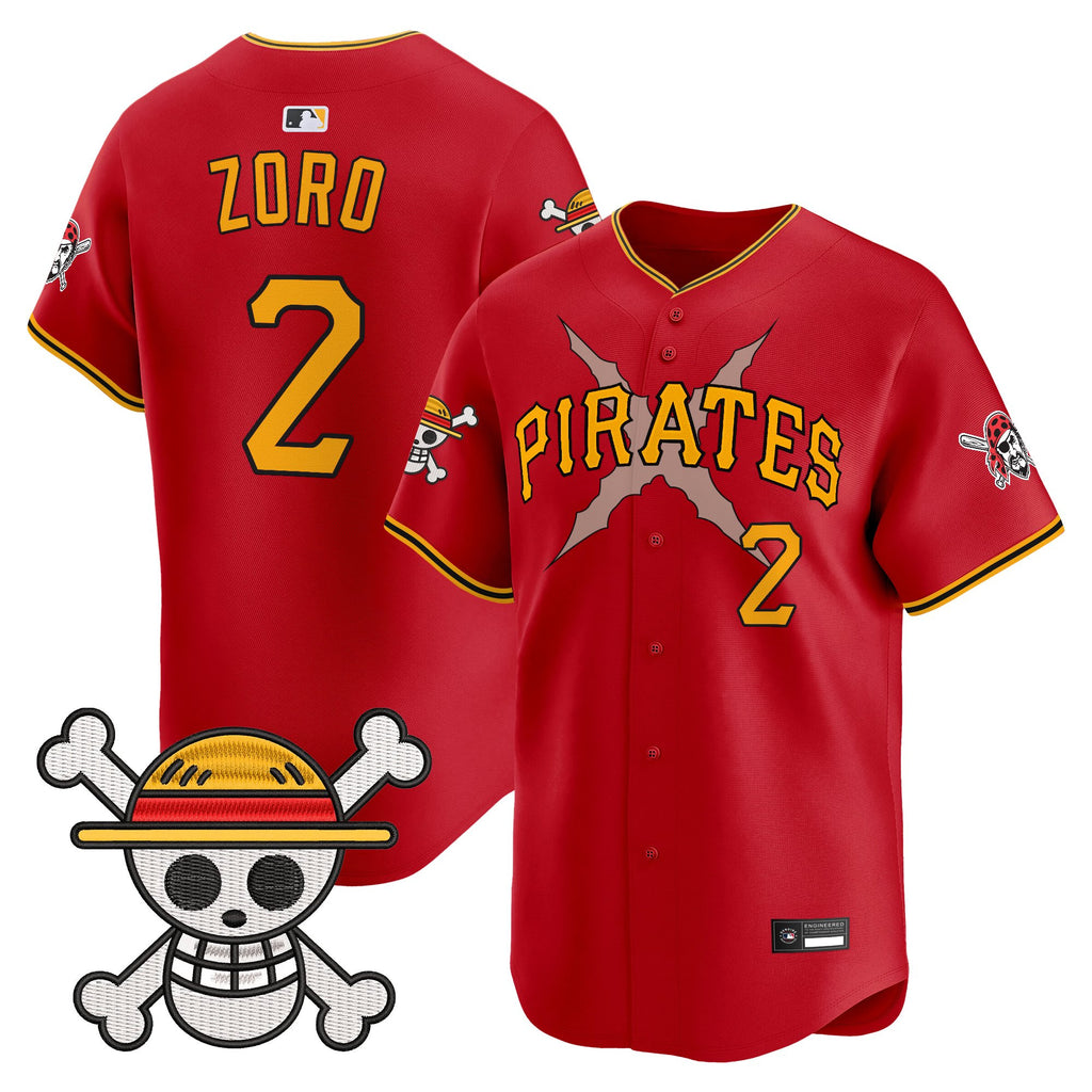 Men's Pittsburgh Pirates x One Piece Vapor Premier Limited Jersey - Stitched