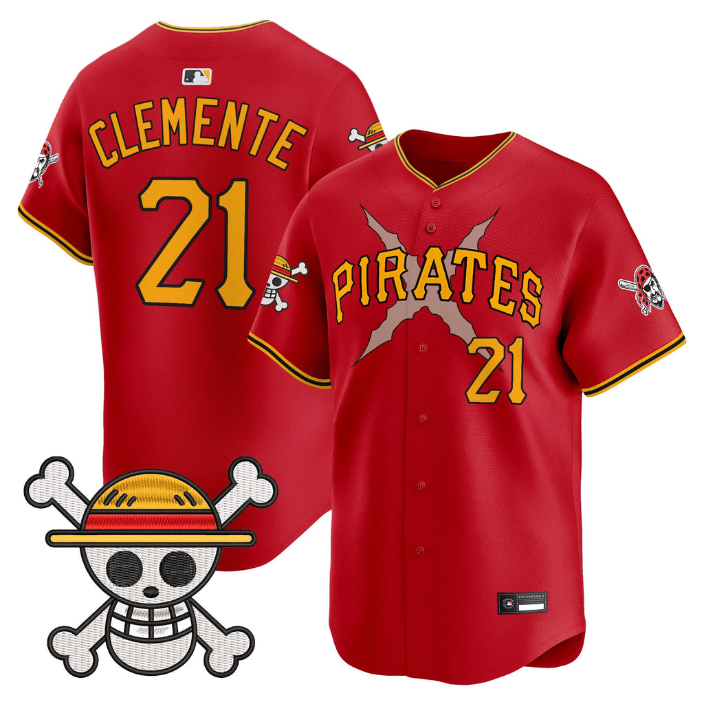 Men's Pittsburgh Pirates x One Piece Vapor Premier Limited Jersey - Stitched