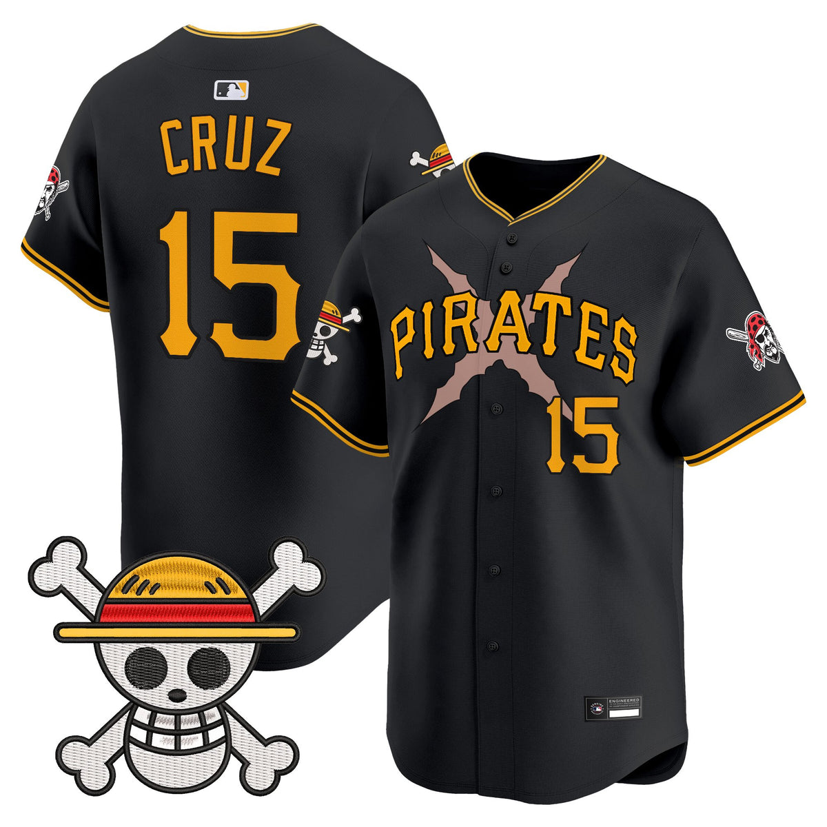 Men's Pittsburgh Pirates x One Piece Vapor Premier Limited Jersey - Stitched