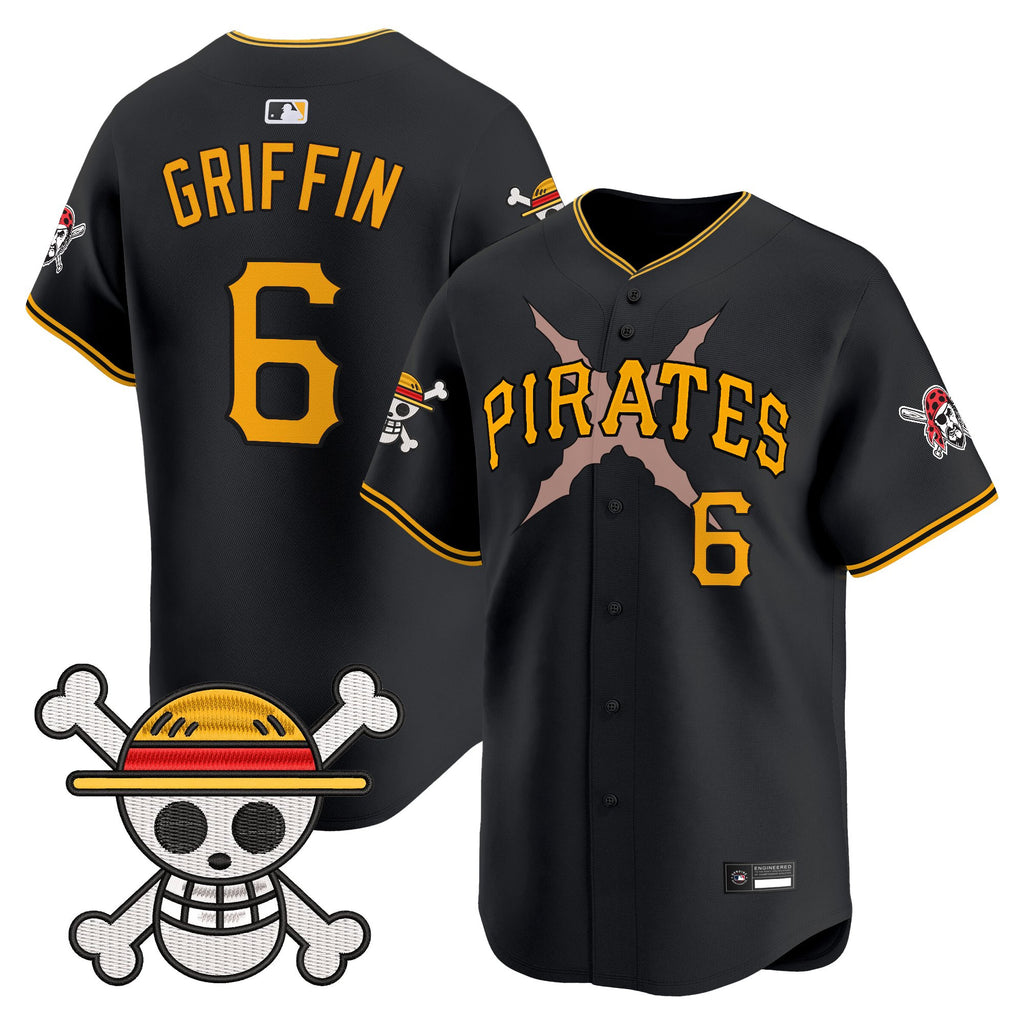 Men's Pittsburgh Pirates x One Piece Vapor Premier Limited Jersey - Stitched