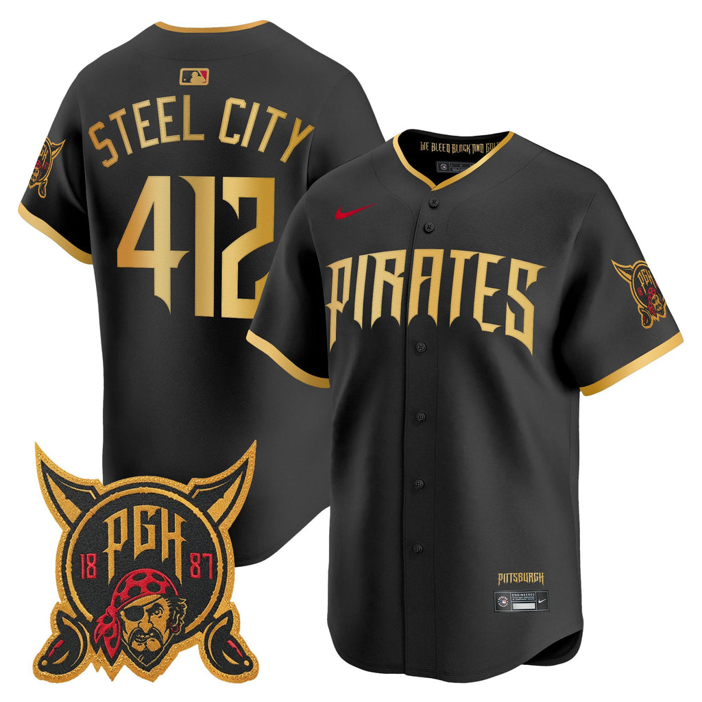 Men's Pittsburgh Pirates 2026 City Connect Vapor Premier Limited Jersey - All Stitched