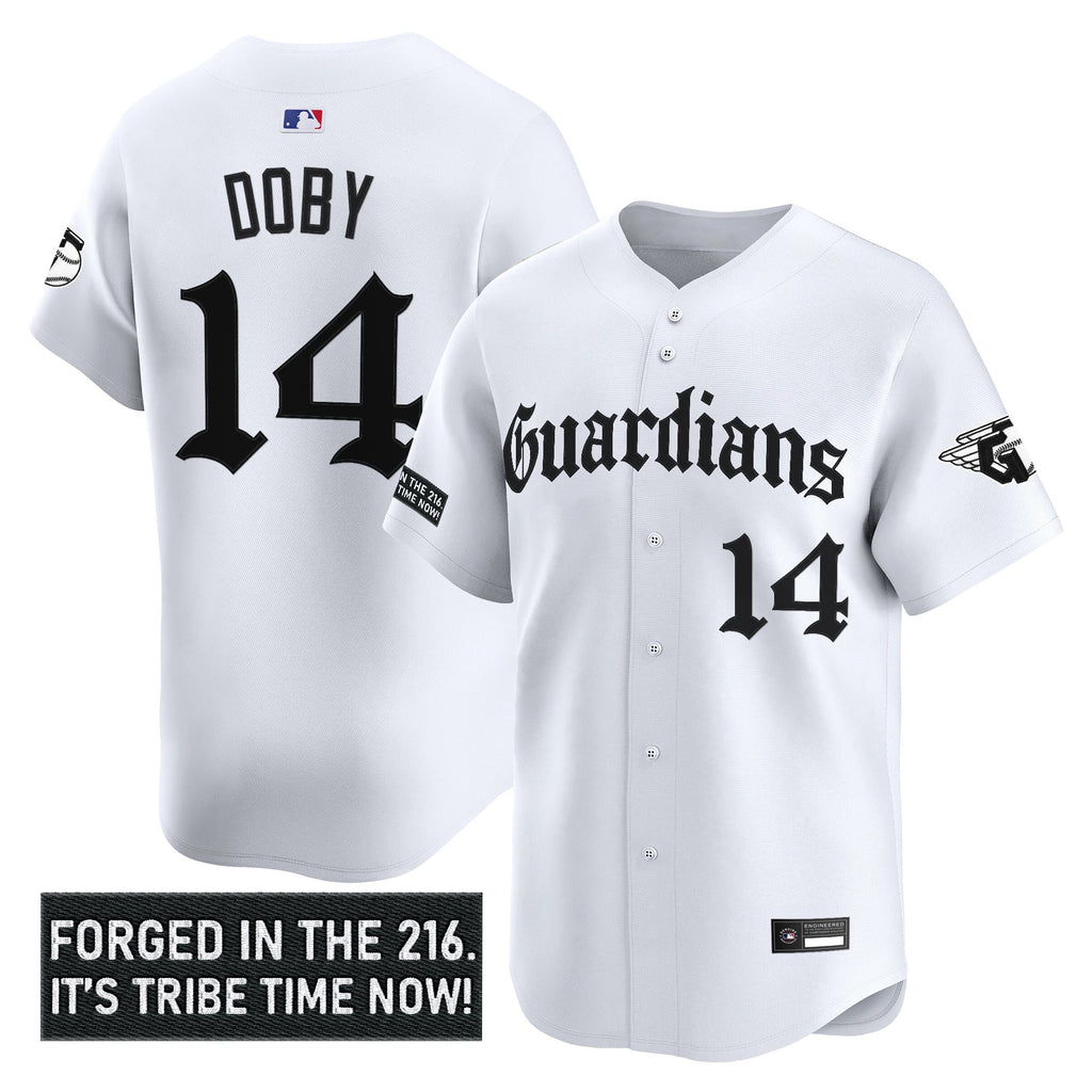 Men's Cleveland Guardians 'Gothic Iron Edition' Vapor Premier Limited Jersey - All Stitched