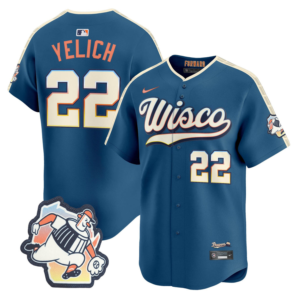 Milwaukee Brewers 2026 City Connect Vapor Premier Limited Jersey - All Stitched