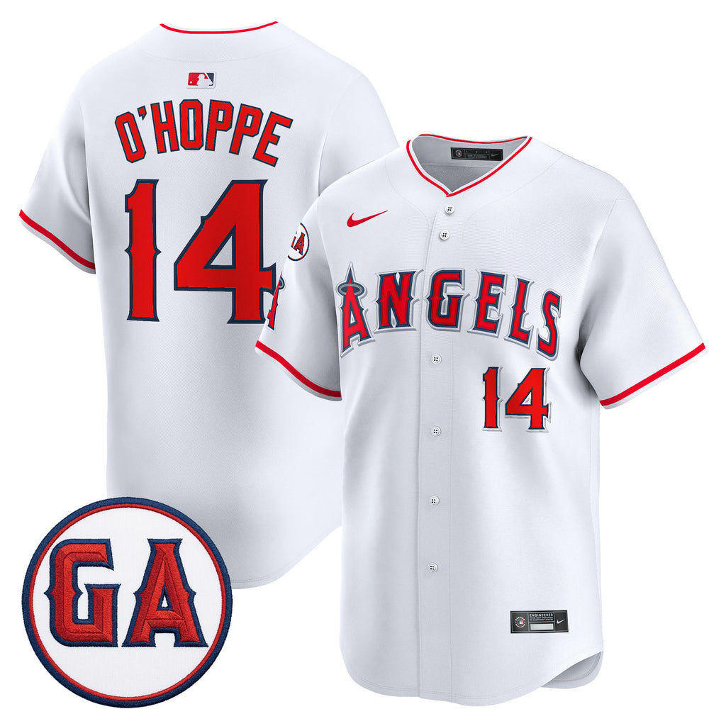 Men's Los Angeles Angels 'Garret Anderson Tribute Patch' Vapor Premier Limited Jersey - All Stitched