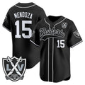 Men's Las Vegas Raiders 65th Anniversary Patch Vapor Baseball Jersey - All Stitched