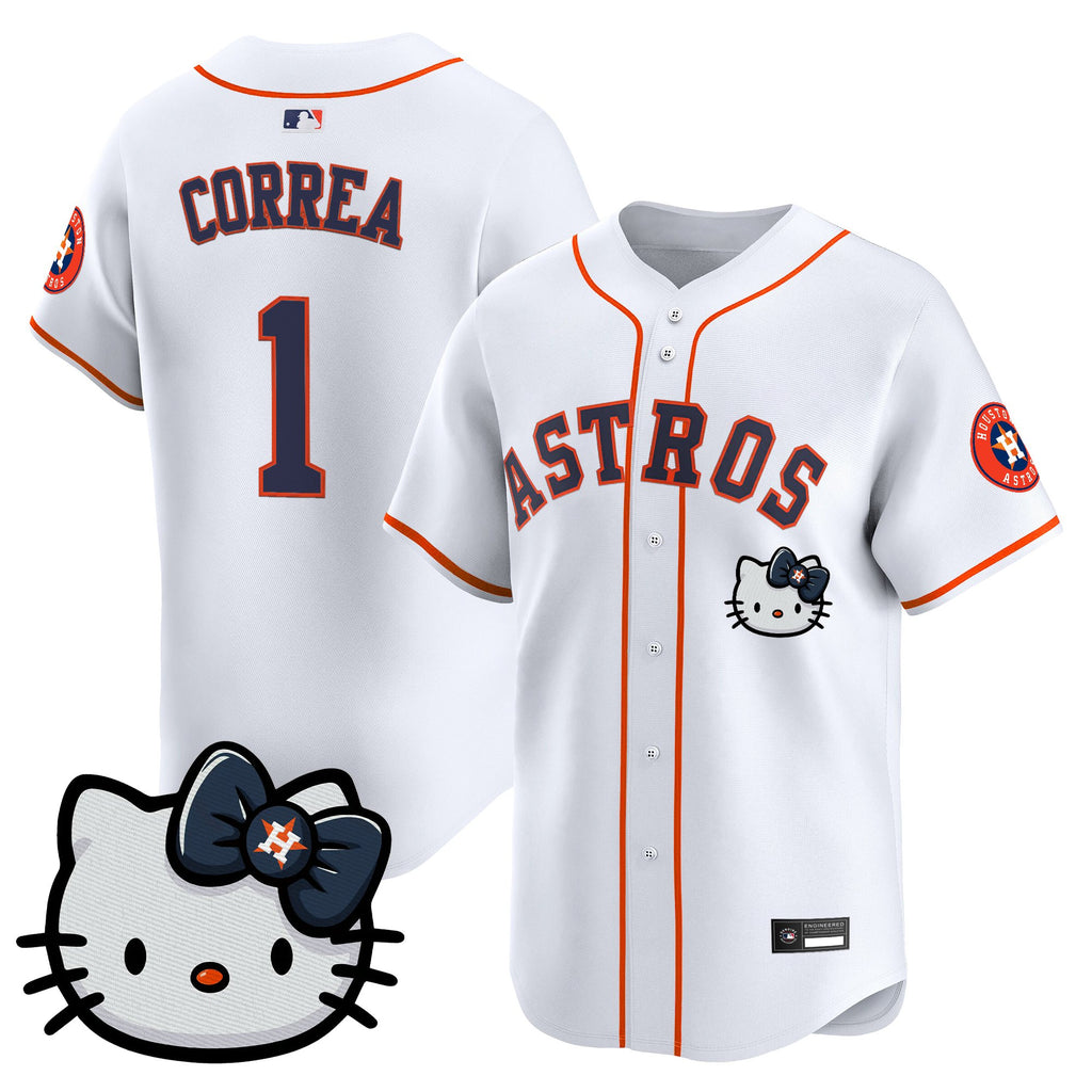 Unisex Houston Astros Hello Kitty Vapor Premier Limited Jersey – All Stitched